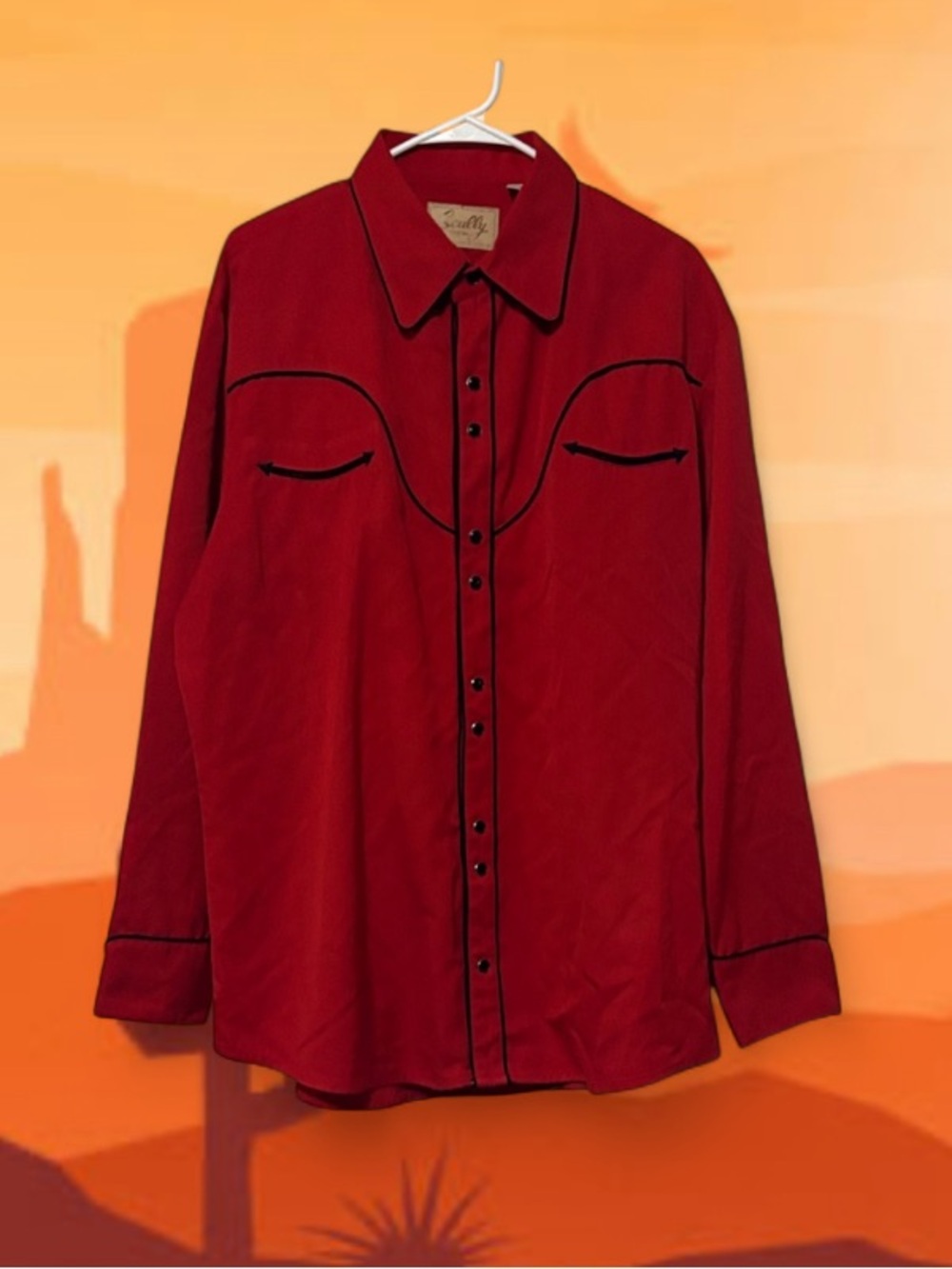 Vintage Scully Long Sleeve Pearl Snap Western Shirt